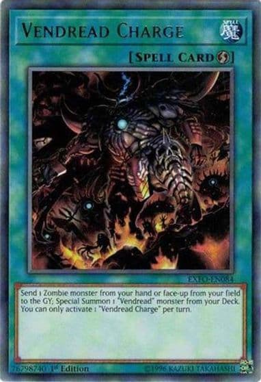 Vendread Charge Extreme Force Yu-Gi-Oh! card