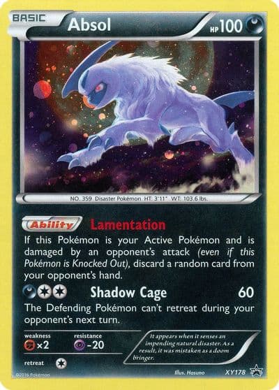 Absol - XY178 XY Promos Pokemon card