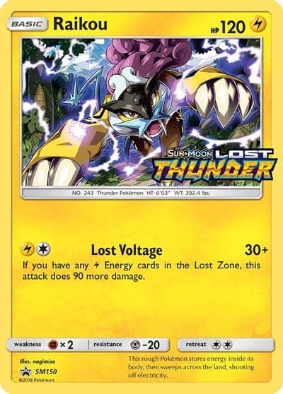 Raikou - SM150 (Prerelease) SM Promos Pokemon card