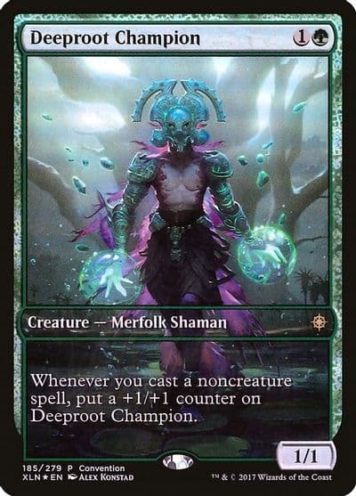 Deeproot Champion 2018 Convention Exclusive Media Promos Magic card