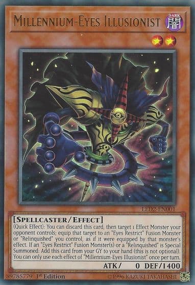 Millennium Eyes Illusionist Legendary Duelists: Ancient Millennium Yu-Gi-Oh! card