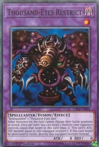 Thousand Eyes Restrict Legendary Duelists: Ancient Millennium Yu-Gi-Oh! card