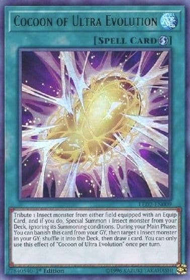Cocoon of Ultra Evolution Legendary Duelists: Ancient Millennium Yu-Gi-Oh! card