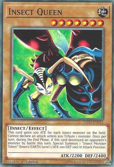 Insect Queen Legendary Duelists: Ancient Millennium Yu-Gi-Oh! card