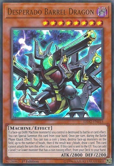 Desperado Barrel Dragon Legendary Duelists: Ancient Millennium Yu-Gi-Oh! card