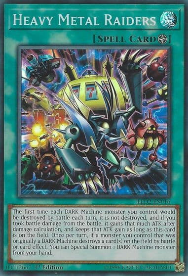Heavy Metal Raiders Legendary Duelists: Ancient Millennium Yu-Gi-Oh! card