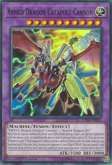 Armed Dragon Catapult Cannon Legendary Duelists: Ancient Millennium Yu-Gi-Oh! card