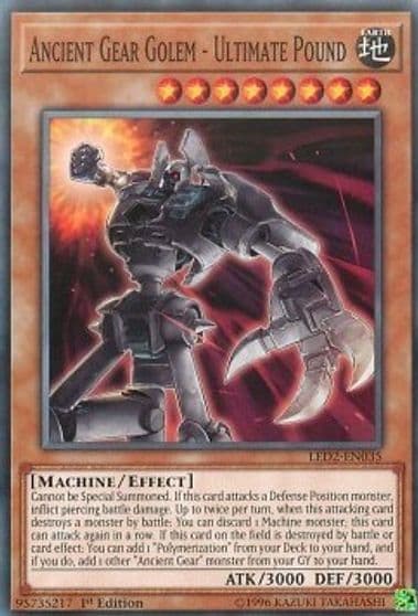 Ancient Gear Golem Ultimate Pound Legendary Duelists: Ancient Millennium Yu-Gi-Oh! card