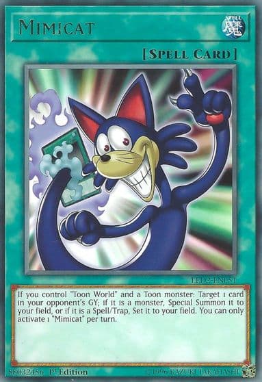 Mimicat Legendary Duelists: Ancient Millennium Yu-Gi-Oh! card
