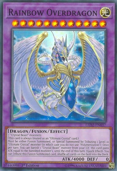 Rainbow Overdragon Legendary Duelists: Ancient Millennium Yu-Gi-Oh! card