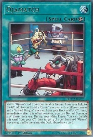 Ojamatch Legendary Duelists: Ancient Millennium Yu-Gi-Oh! card