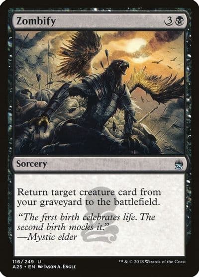 Zombify Masters 25 Magic card