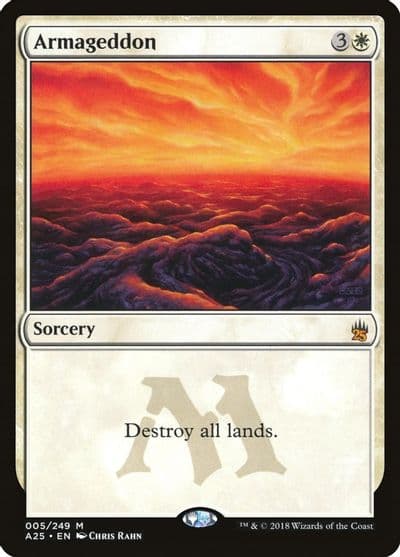 Armageddon Masters 25 Magic card