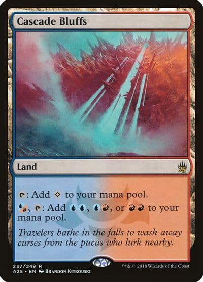 Cascade Bluffs Masters 25 Magic card