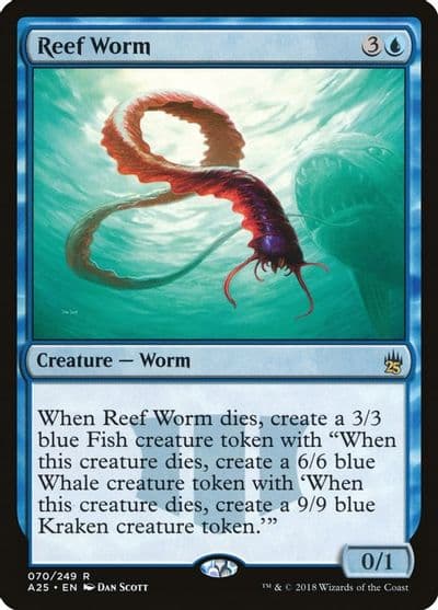 Reef Worm Masters 25 Magic card