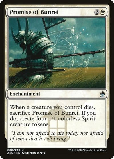 Promise of Bunrei Masters 25 Magic card