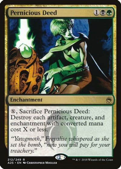 Pernicious Deed Masters 25 Magic card