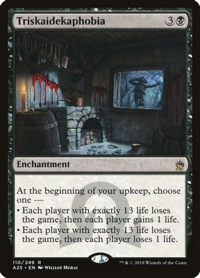 Triskaidekaphobia Masters 25 Magic card