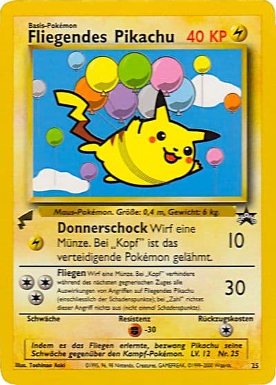 Pikachu (Flying) Pikachu World Collection Promos Pokemon card