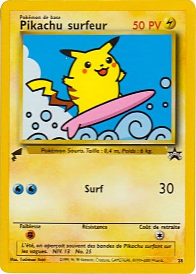 Pikachu (Surfing) Pikachu World Collection Promos Pokemon card