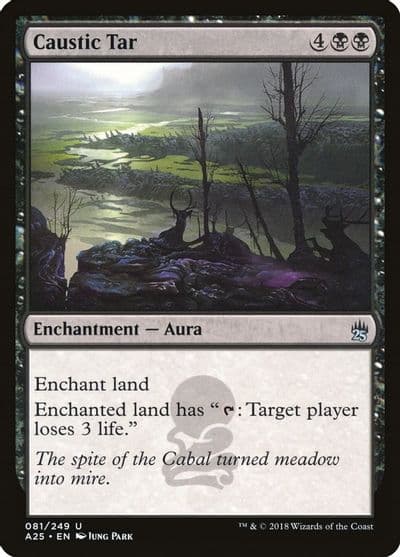 Caustic Tar Masters 25 Magic card