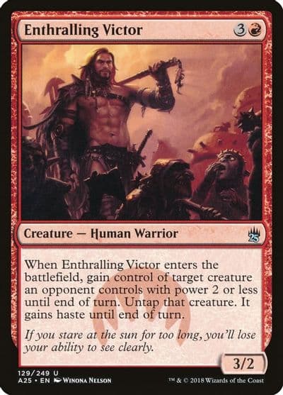 Enthralling Victor Masters 25 Magic card