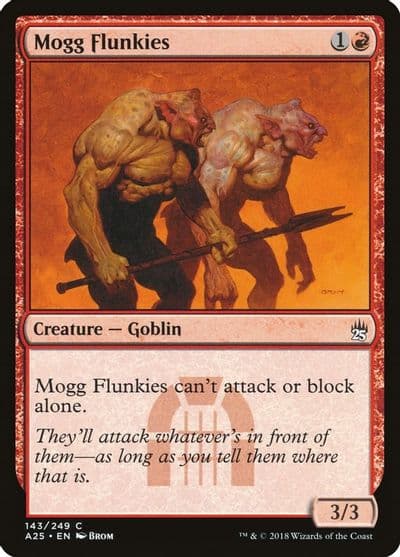 Mogg Flunkies Masters 25 Magic card