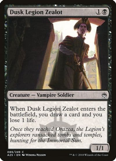 Dusk Legion Zealot Masters 25 Magic card