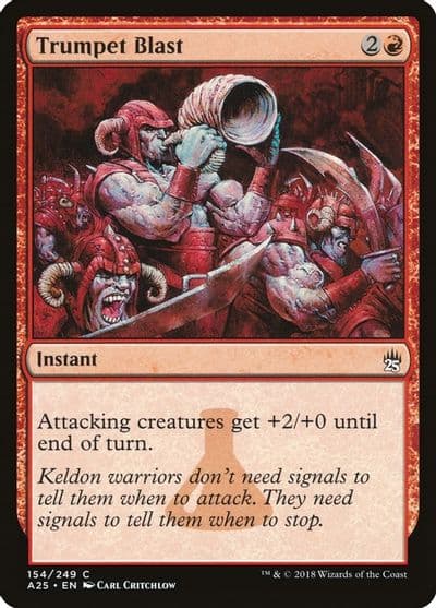Trumpet Blast Masters 25 Magic card