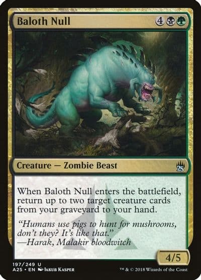 Baloth Null Masters 25 Magic card