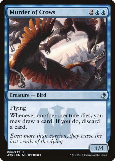 Murder of Crows Masters 25 Magic card