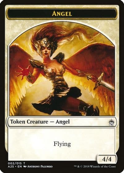 Angel Token 002 Masters 25 Magic card