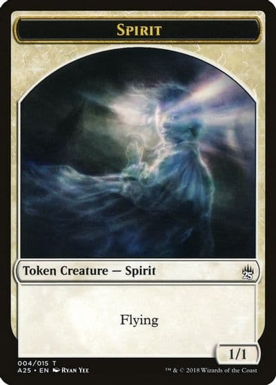 Spirit Token 004 Masters 25 Magic card