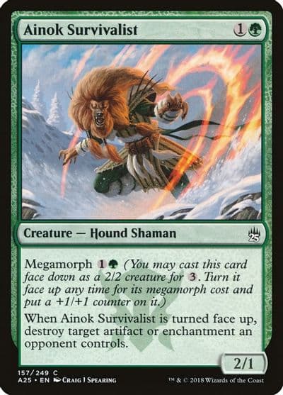 Ainok Survivalist Masters 25 Magic card