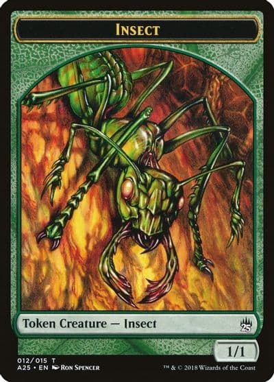 Insect Token 012 Masters 25 Magic card