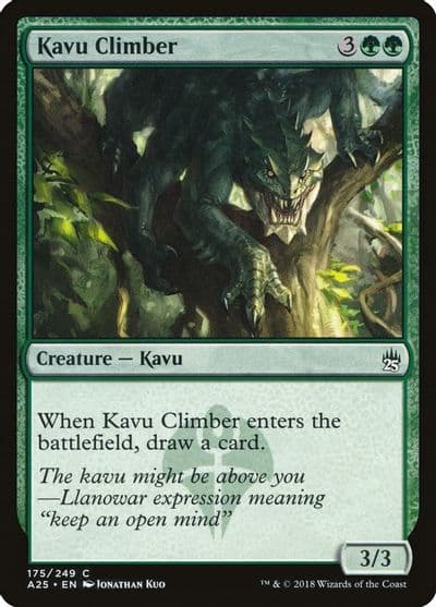 Kavu Climber Masters 25 Magic card
