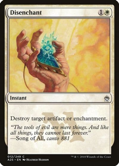 Disenchant Masters 25 Magic card