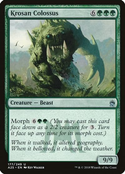 Krosan Colossus Masters 25 Magic card