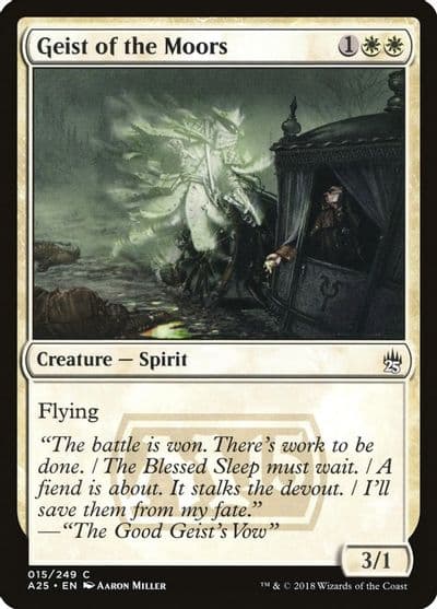 Geist of the Moors Masters 25 Magic card