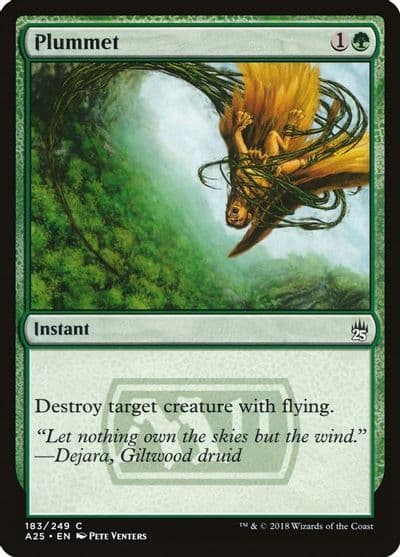 Plummet Masters 25 Magic card