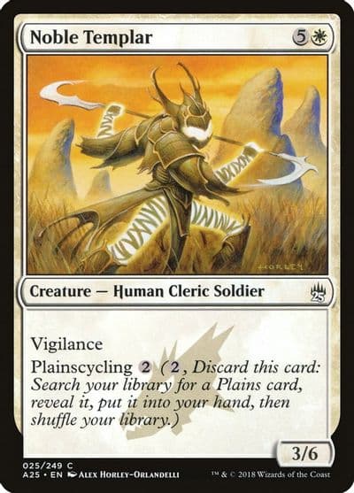 Noble Templar Masters 25 Magic card