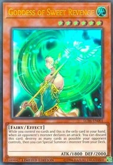 Goddess of Sweet Revenge LC06 EN001 Legendary Collection Kaiba Yu-Gi-Oh! card