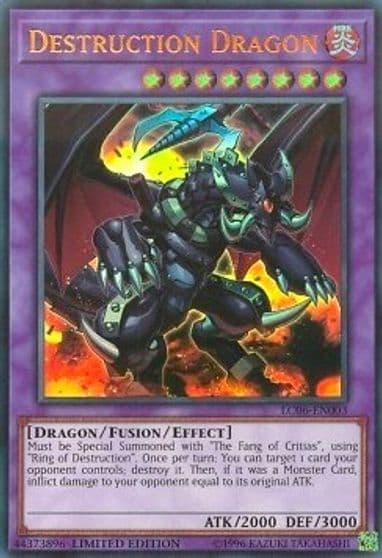 Destruction Dragon LC06 EN003 Legendary Collection Kaiba Yu-Gi-Oh! card