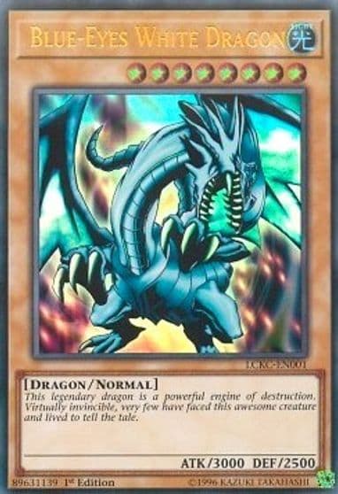 Blue Eyes White Dragon Version 1 Legendary Collection Kaiba Yu-Gi-Oh! card