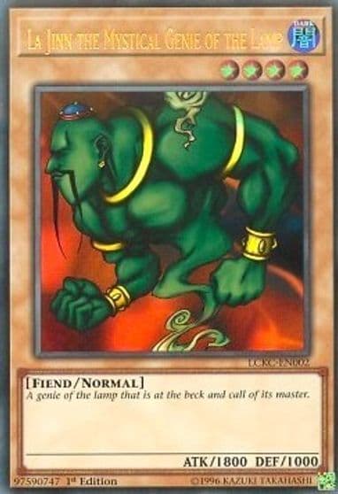 La Jinn the Mystical Genie of the Lamp Legendary Collection Kaiba Yu-Gi-Oh! card