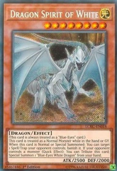Dragon Spirit of White Legendary Collection Kaiba Yu-Gi-Oh! card