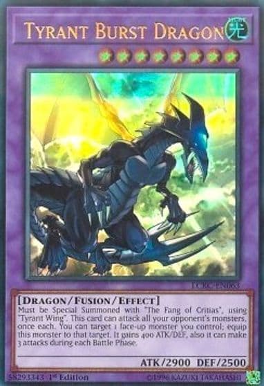 Tyrant Burst Dragon Legendary Collection Kaiba Yu-Gi-Oh! card