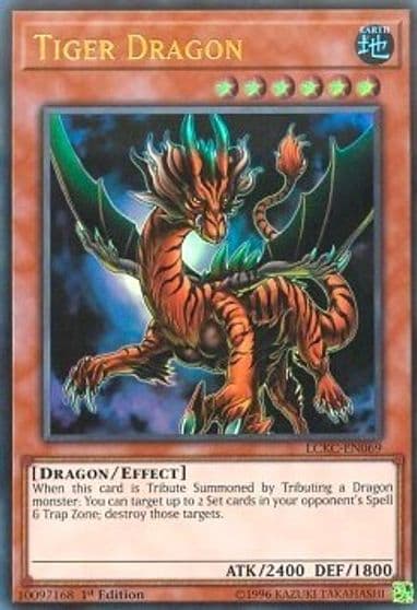 Tiger Dragon Legendary Collection Kaiba Yu-Gi-Oh! card