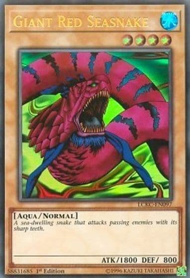 Giant Red Seasnake Legendary Collection Kaiba Yu-Gi-Oh! card