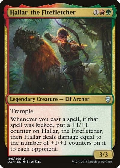 Hallar the Firefletcher Dominaria Magic card